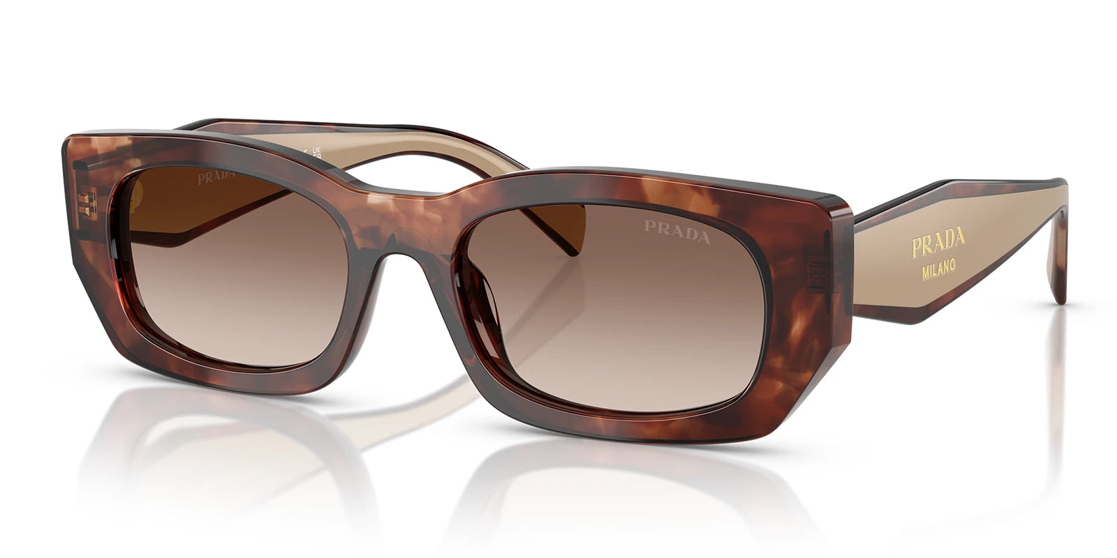 PRADA PRB05S-Tortoise With Brown Lenses