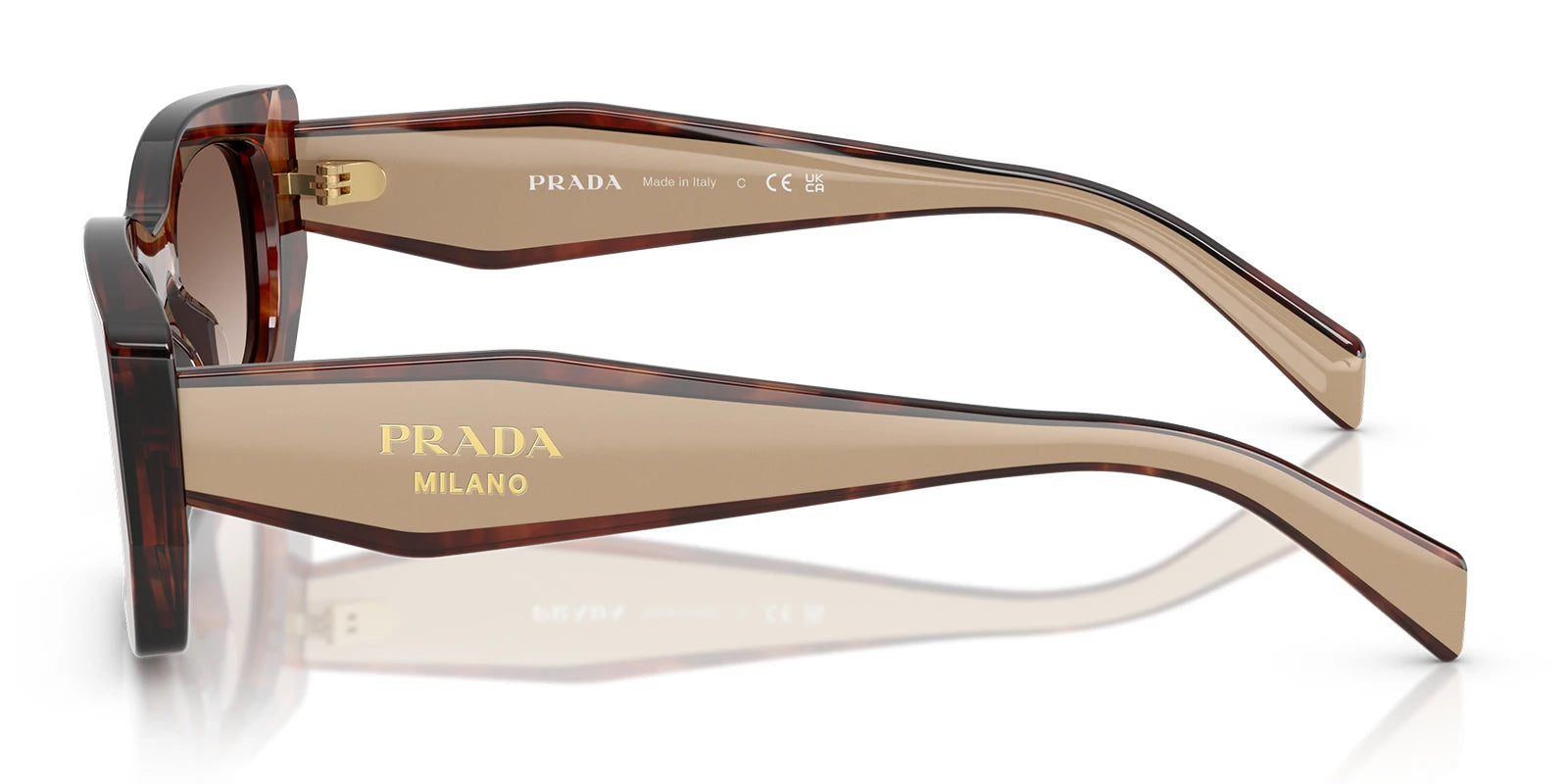 PRADA PRB05S-Tortoise With Brown Lenses