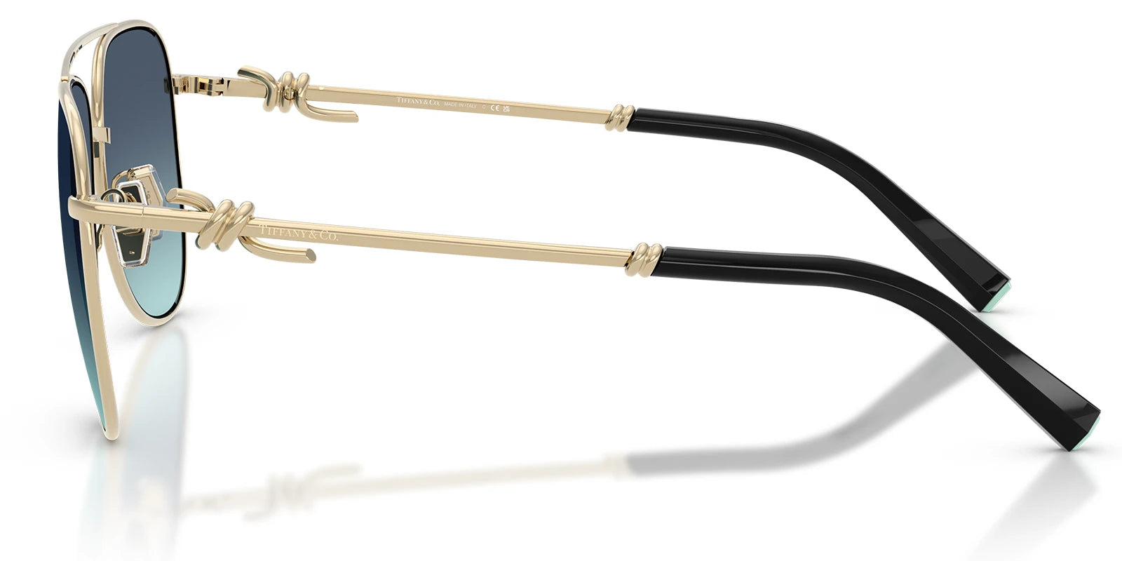 Tiffany TF3116-Gold With Blue Lenses
