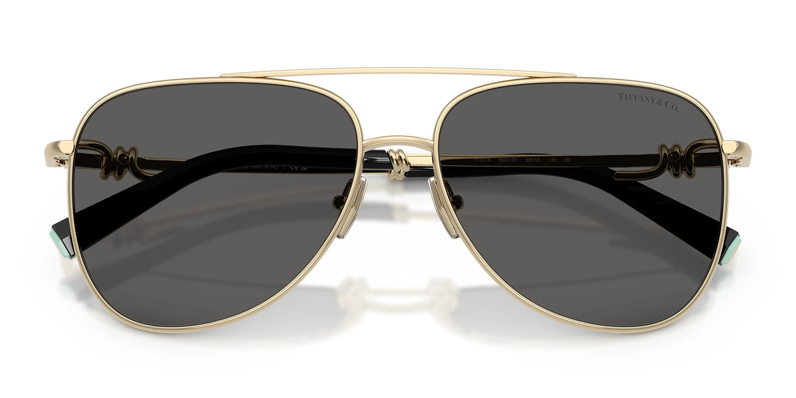 Tiffany TF3116-Gold With Grey Lenses