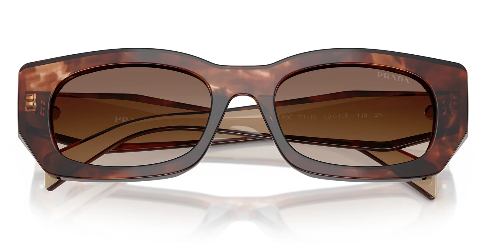PRADA PRB05S-Tortoise With Brown Lenses