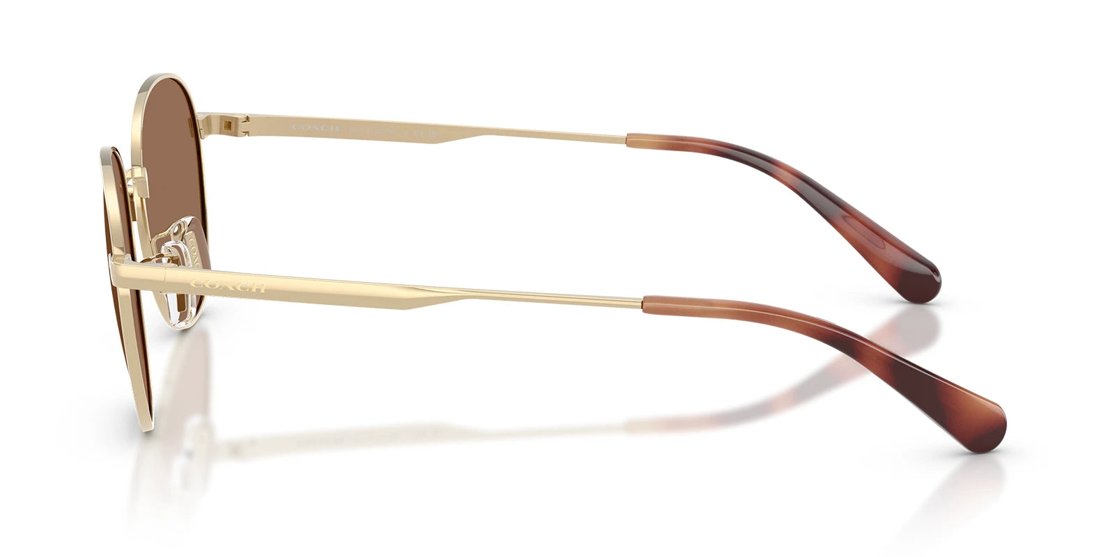 COACH HC7191-Gold With Brown Lenses