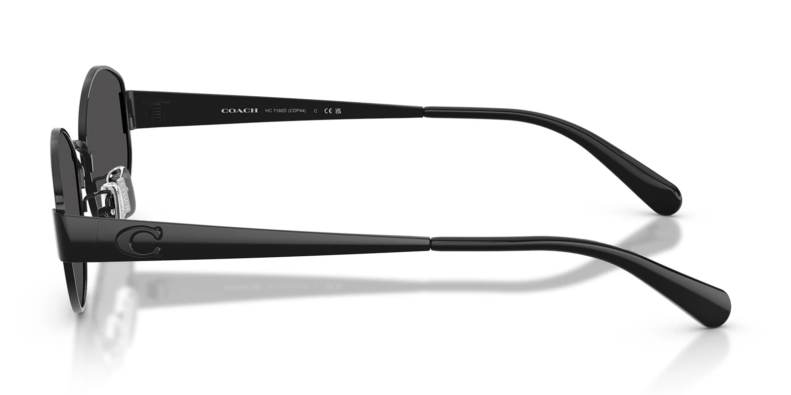 COACH HC7192-Black With Grey Lenses