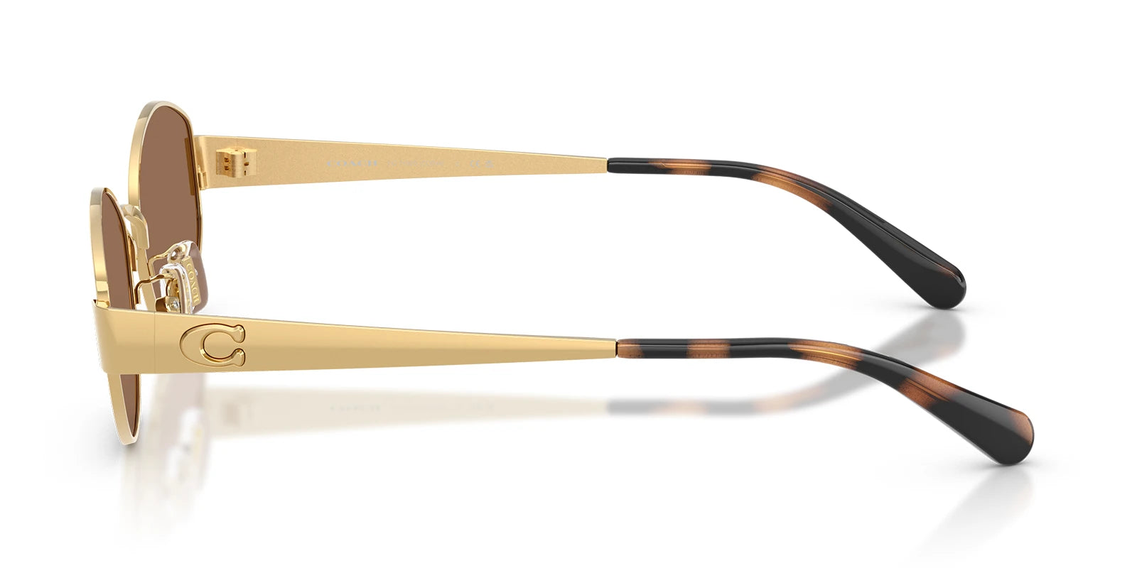 COACH HC7192-Gold With Brown Lenses