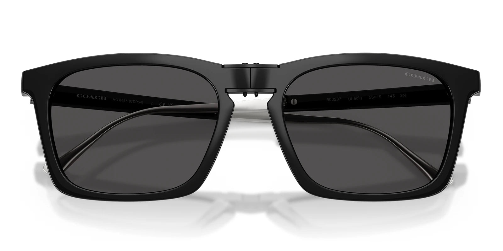 COACH HC8455-Black With Grey Lenses