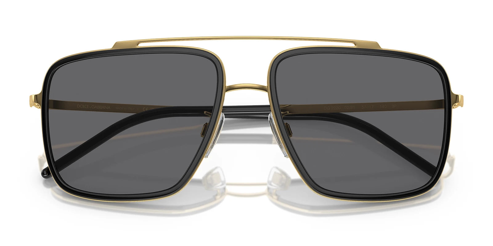 Dolce & Gabbana DG2220-Gold / Grey Polarized