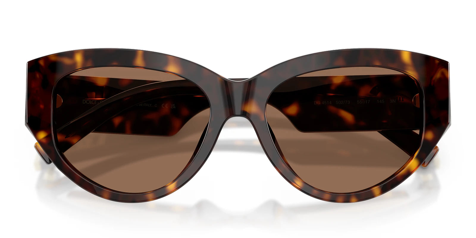 Dolce & Gabbana DG4514-Tortoise With Brown Lenses