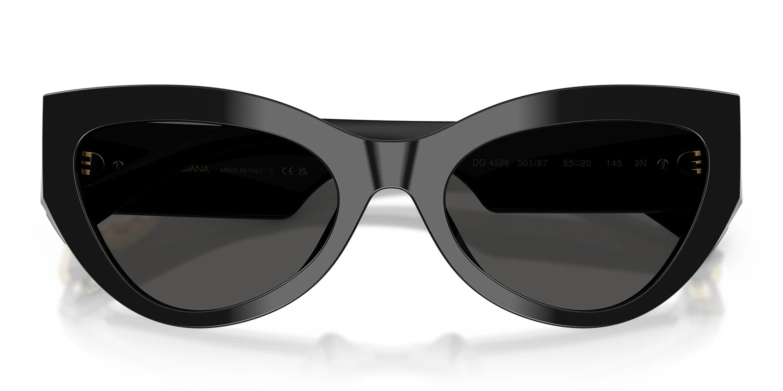 Dolce & Gabbana DG4536-Black With Grey Lenses