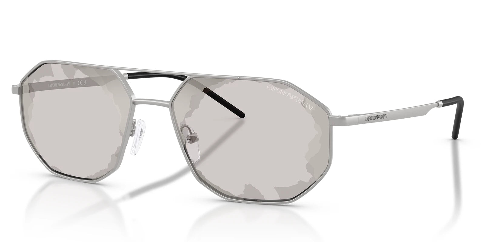 Emporio Armani EA2147-Silver With Grey Lenses