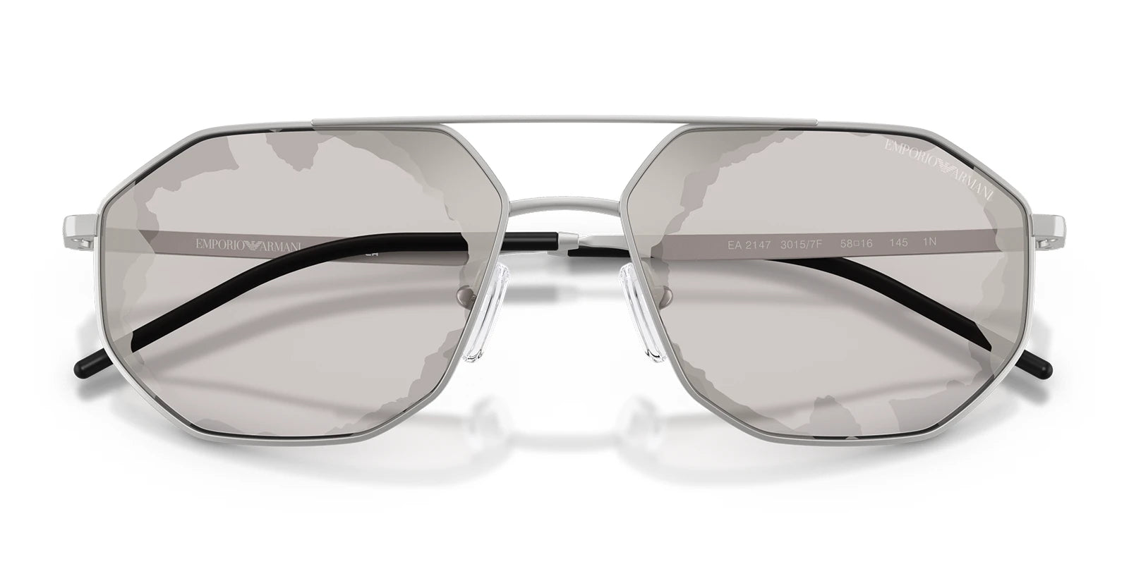 Emporio Armani EA2147-Silver With Grey Lenses