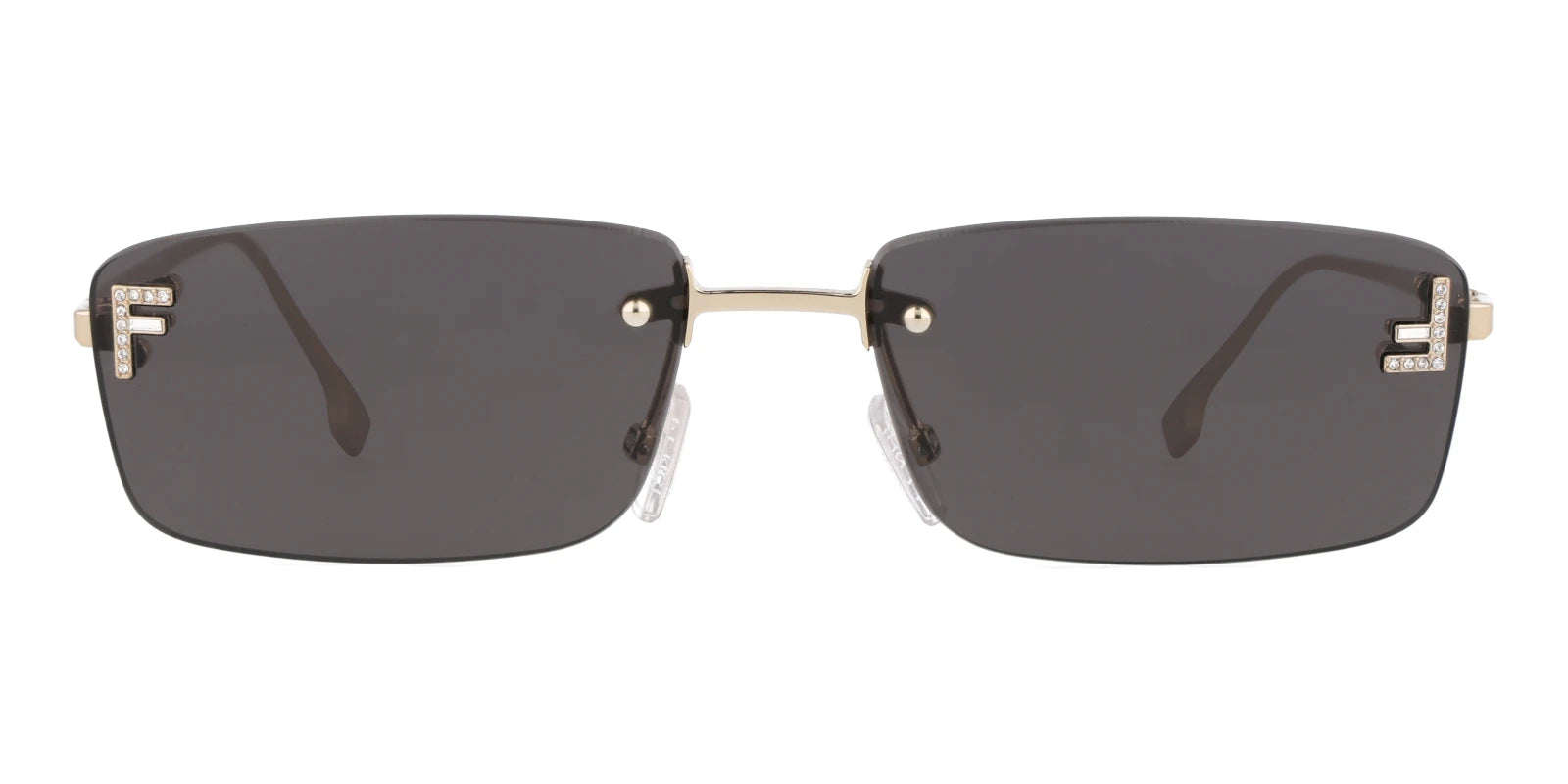 Fendi FE4172-Gold With Grey Lenses