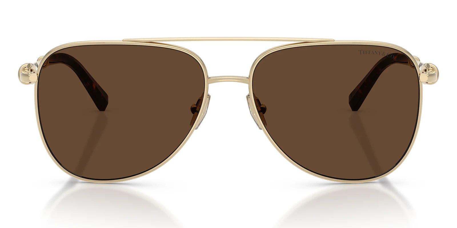 Tiffany TF3116-Gold With Brown Lenses