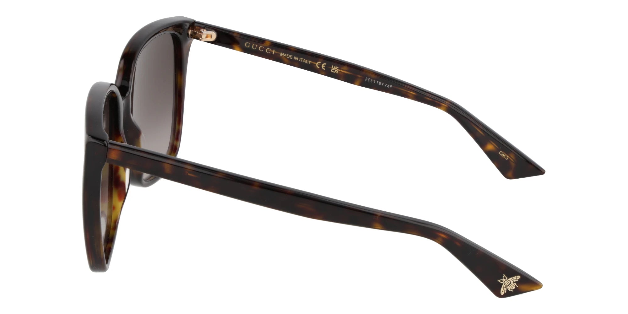 Gucci GG0022-Tortoise With Brown Lenses