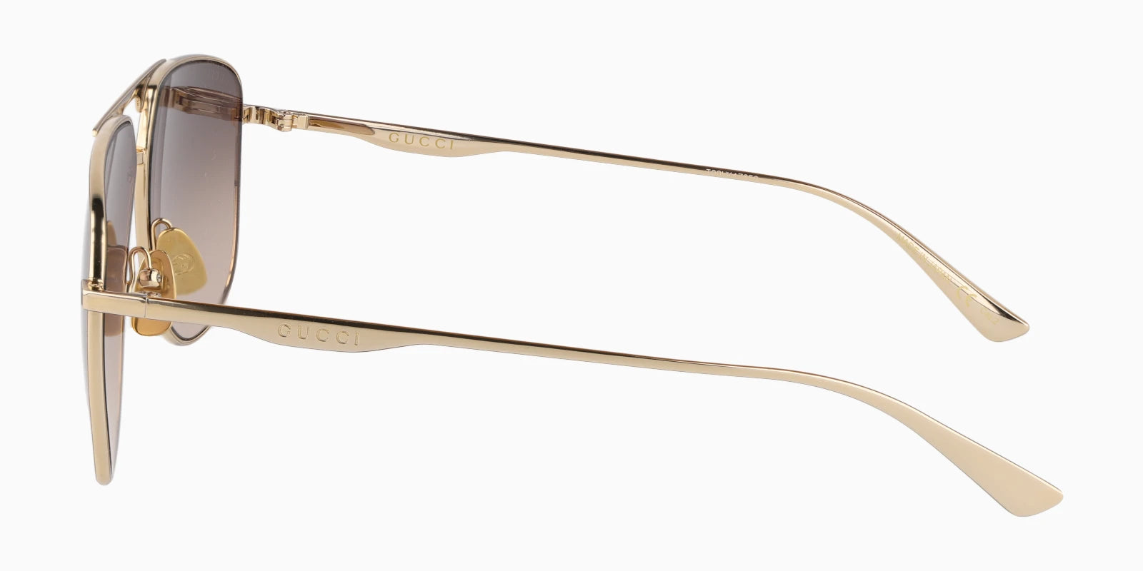 Gucci GG0336-Gold With Grey Lenses