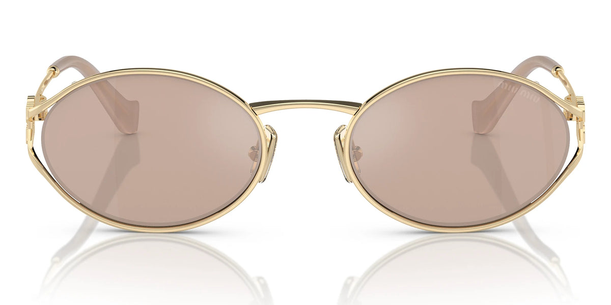 Miu Miu MU52Y-Gold With Brown Lenses