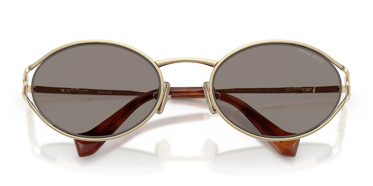 Miu Miu MU52Y-Gold With Grey Lenses