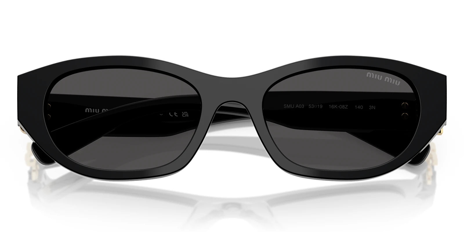 Miu Miu MUA03- Black With Grey Lenses