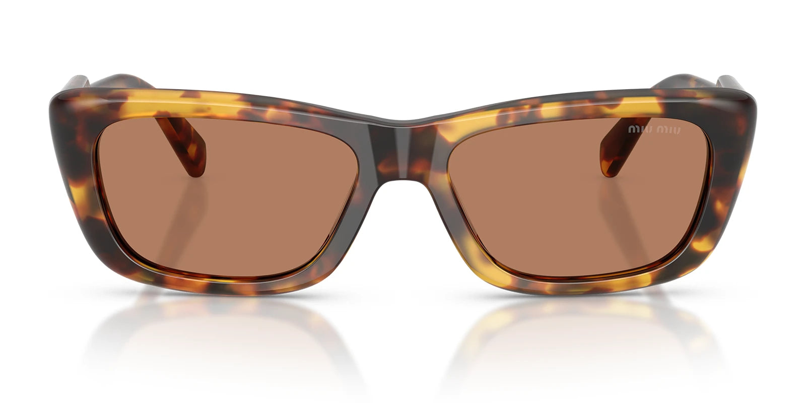 Miu Miu MUB12-Tortoise With Brown Lenses