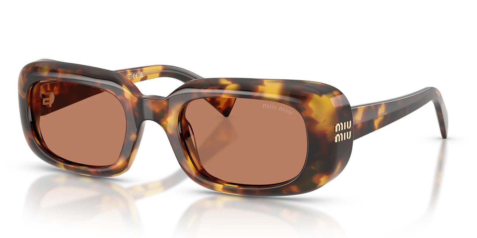 Miu Miu MUB13-Tortoise With Brown Lenses