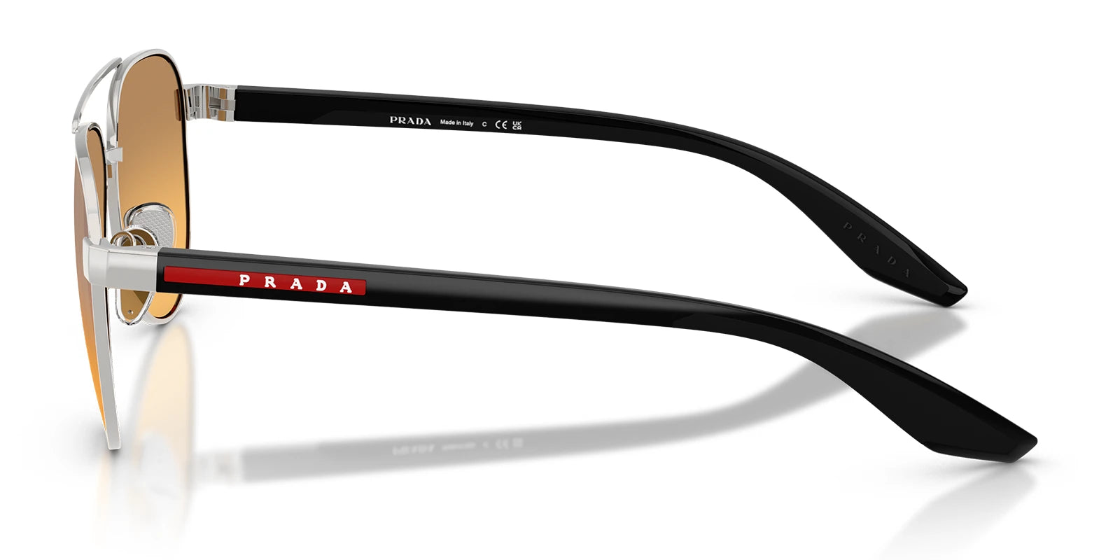 PRADA LINEA ROSSA PSA52S-Gunmetal / Grey Lenses