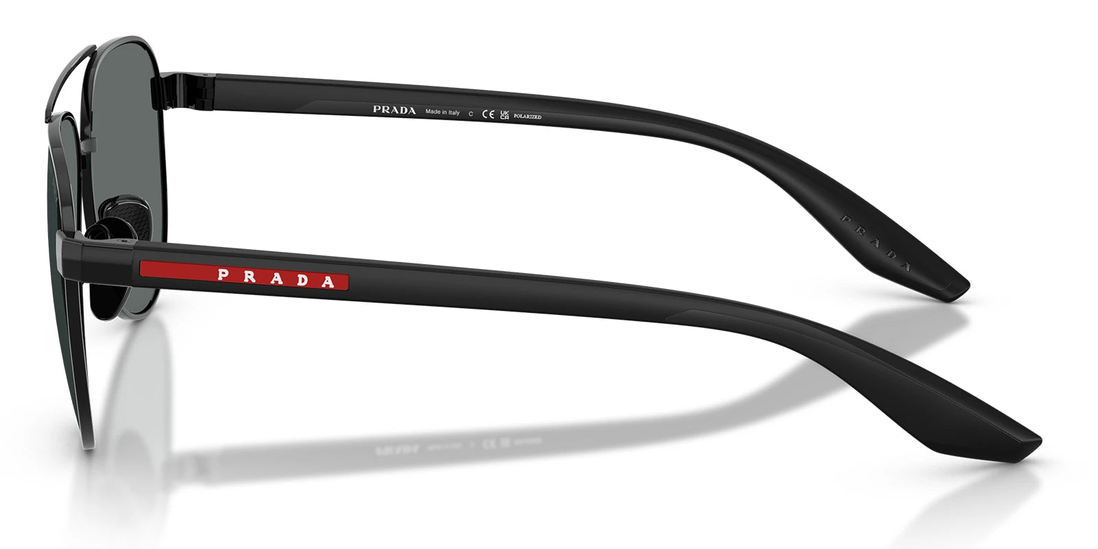 PRADA LINEA ROSSA PSA52S-Matte Black / Grey Polarized