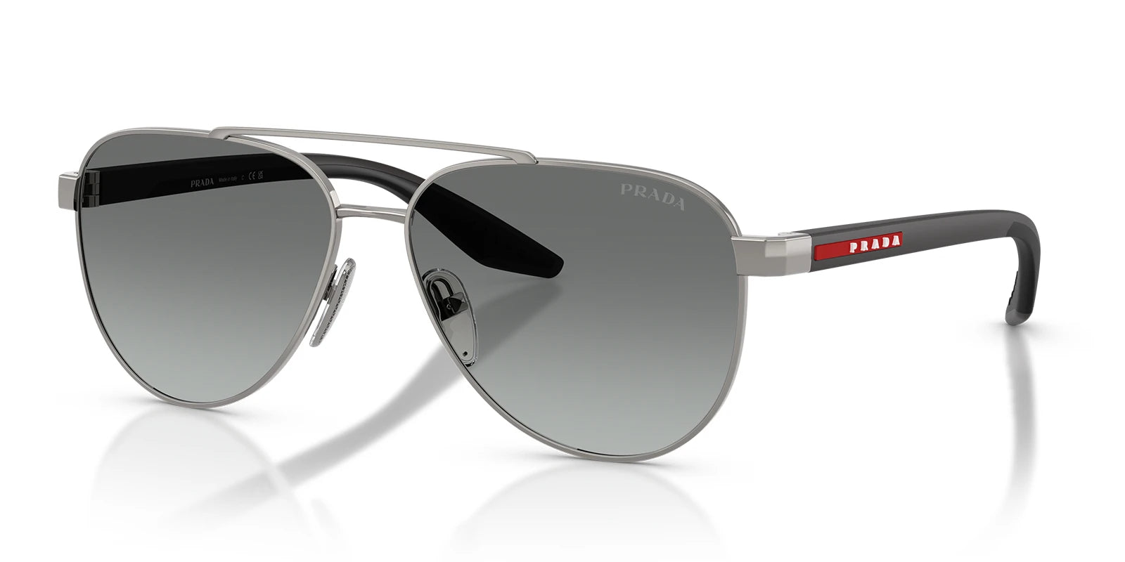 PRADA LINEA ROSSA PSA52S-Silver / Grey gradient