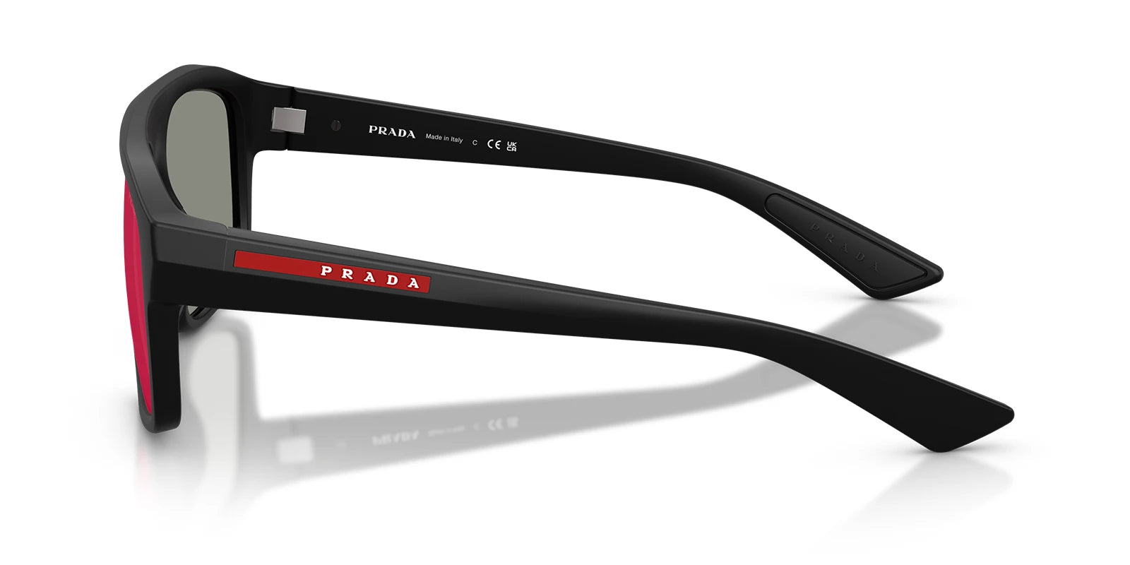 PRADA LINEA ROSSA PSB02S-Black / Mirror Blue Red