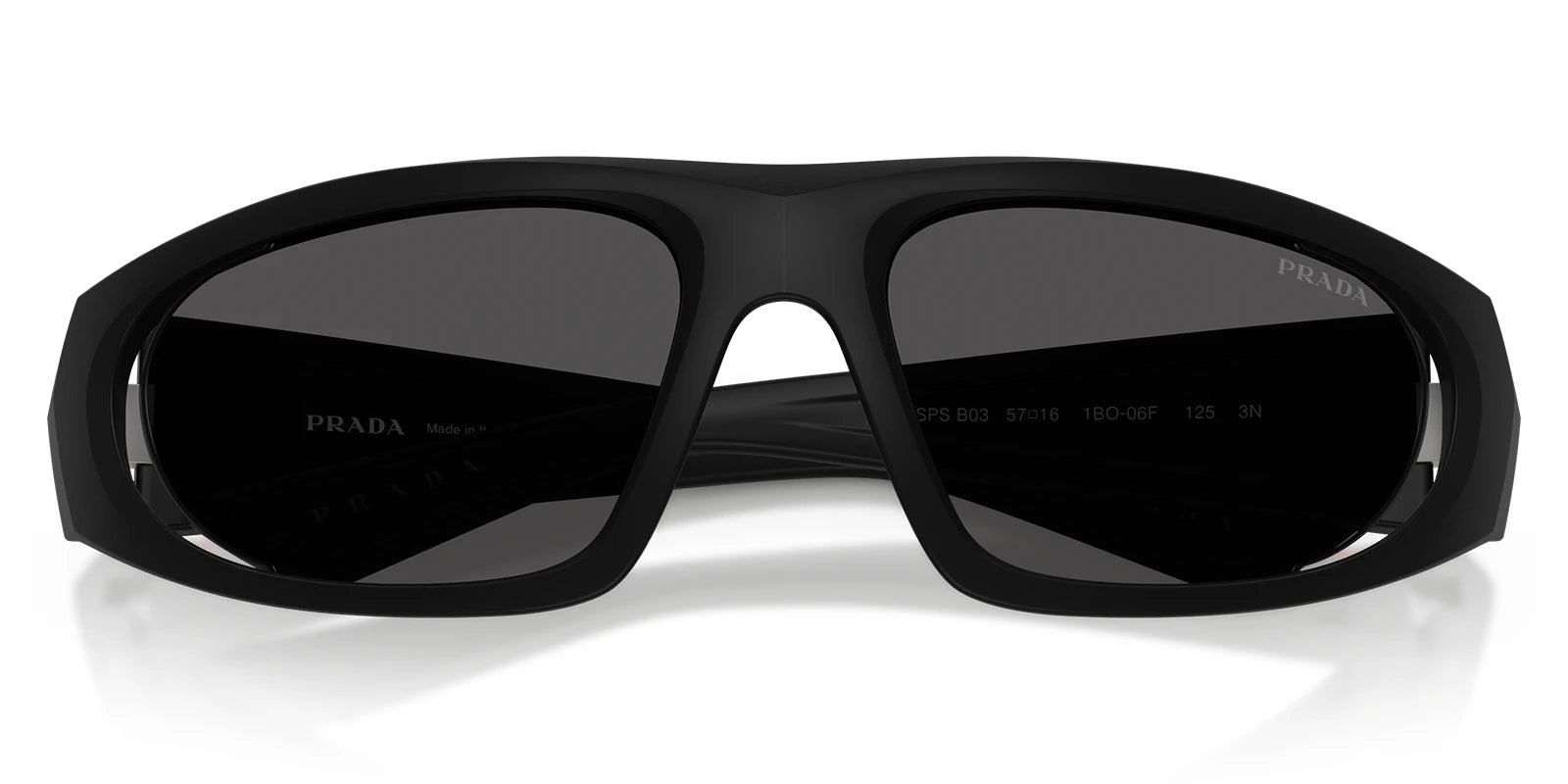 PRADA LINEA ROSSA PSB03S-Matte Black / Grey Gradient