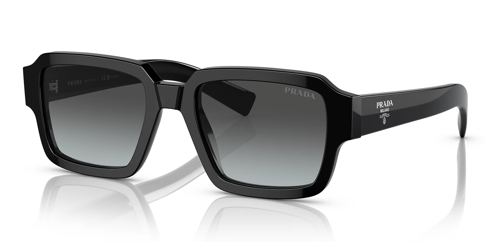 PRADA PR02ZS-Black With Grey Lenses