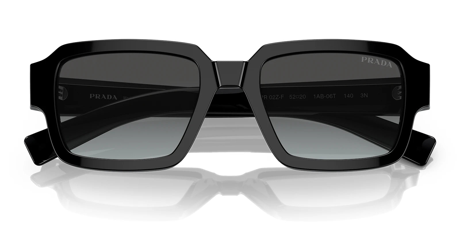 PRADA PR02ZS-Black With Grey Lenses