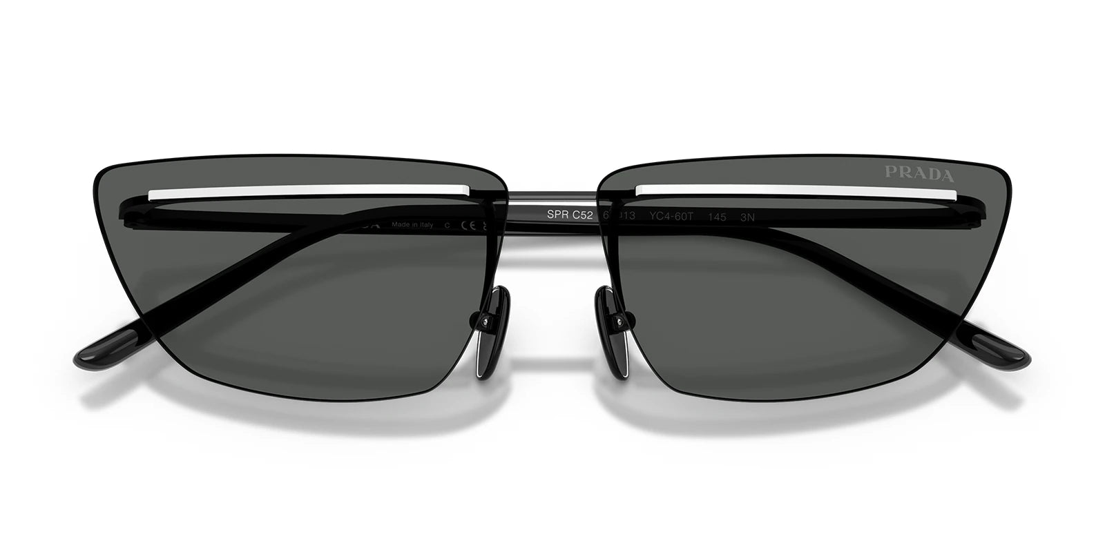 PRADA PRC52S-Black With Grey Lenses