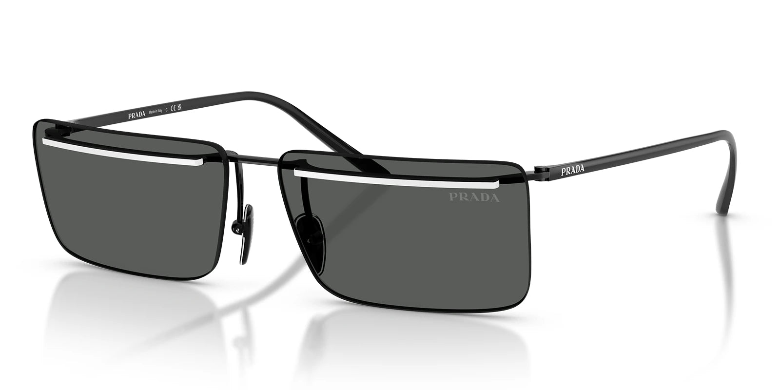 PRADA PRC53S-Black With Grey Lenses