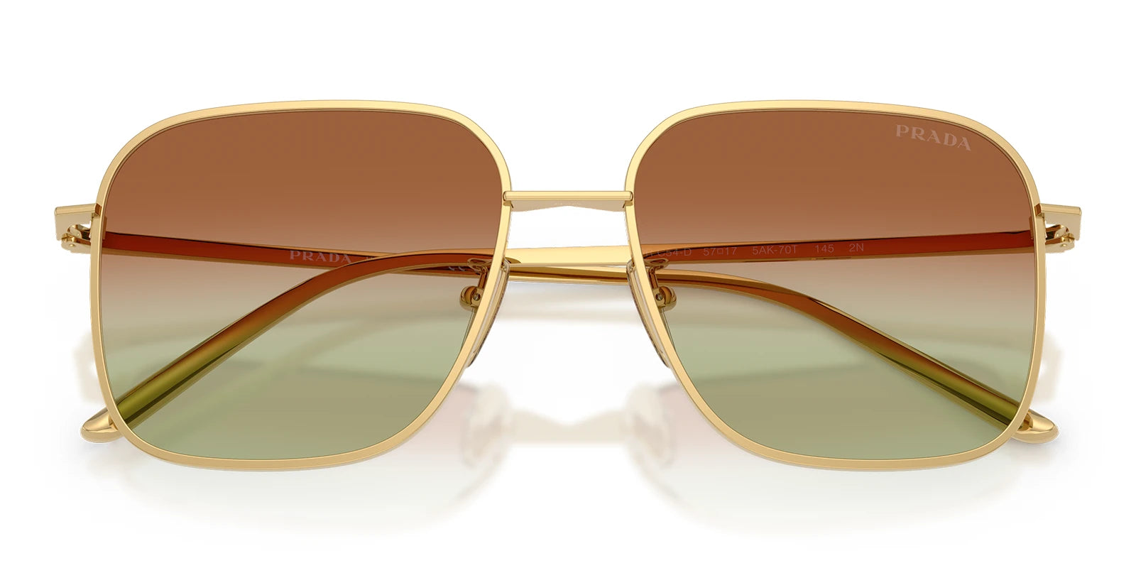 PRADA PRC54S-Light Gold / Gradient Brown