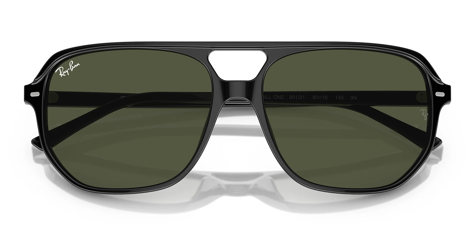 RayBan RB2205-Black With Green Lenses