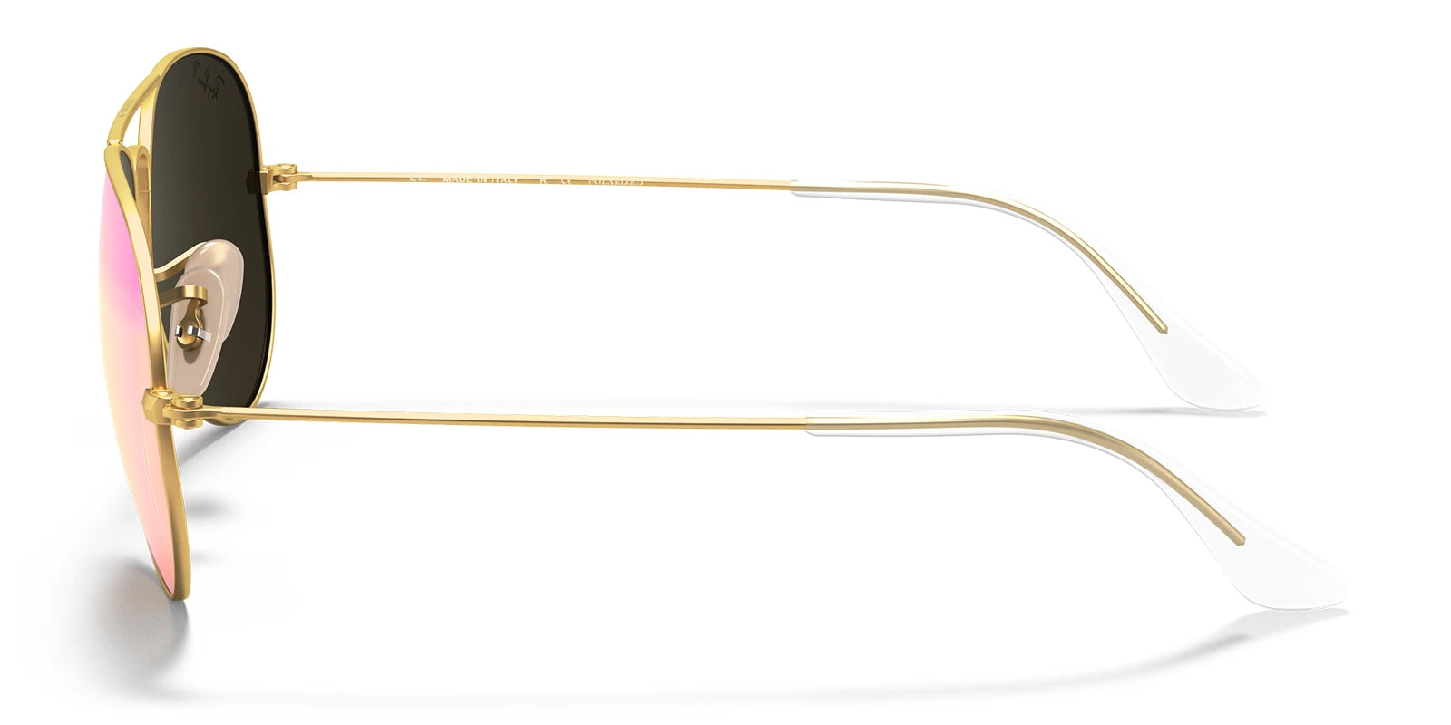 RayBan RB3025-Gold / Cyclamen Flash Polarized