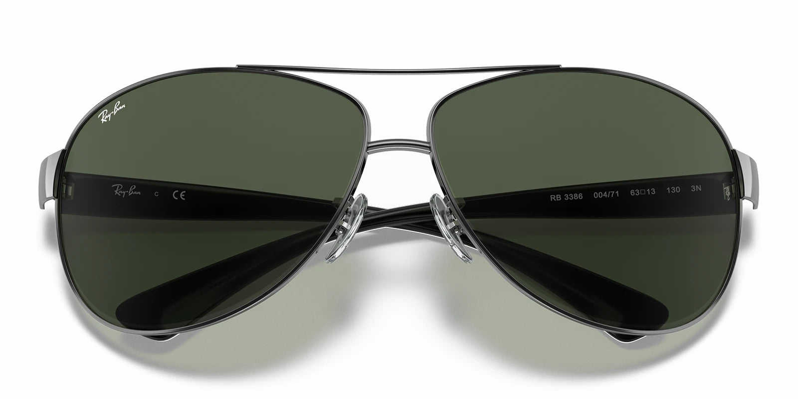 RayBan RB3386-Gunmetal / G-15 Green
