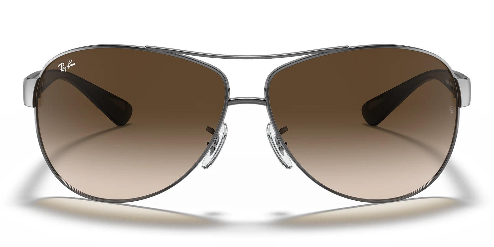 RayBan RB3386-Gunmetal with Brown Lenses