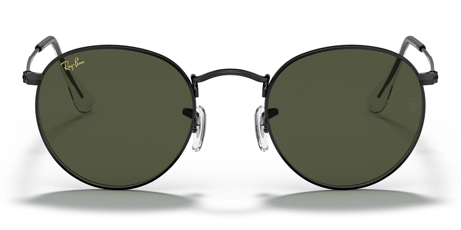 RayBan RB3447-Black With Green Lenses