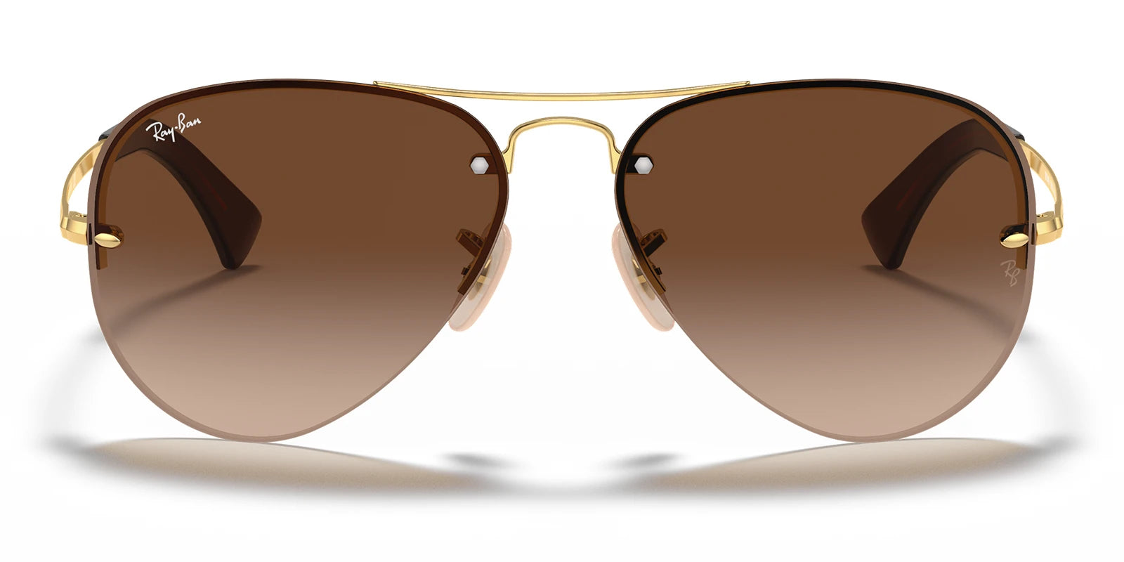 RayBan RB3449-Arista Gold / Light brown