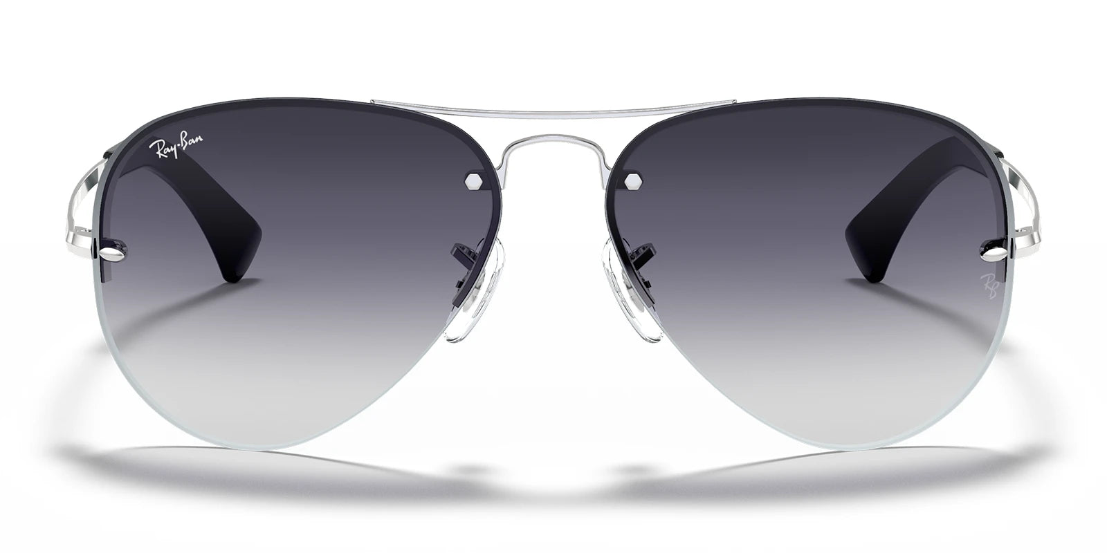 RayBan RB3449-Silver / Grey gradient