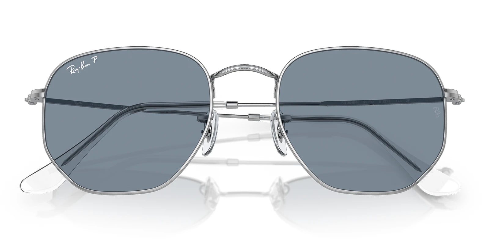 RayBan RB3548-Silver / Blue Polarized