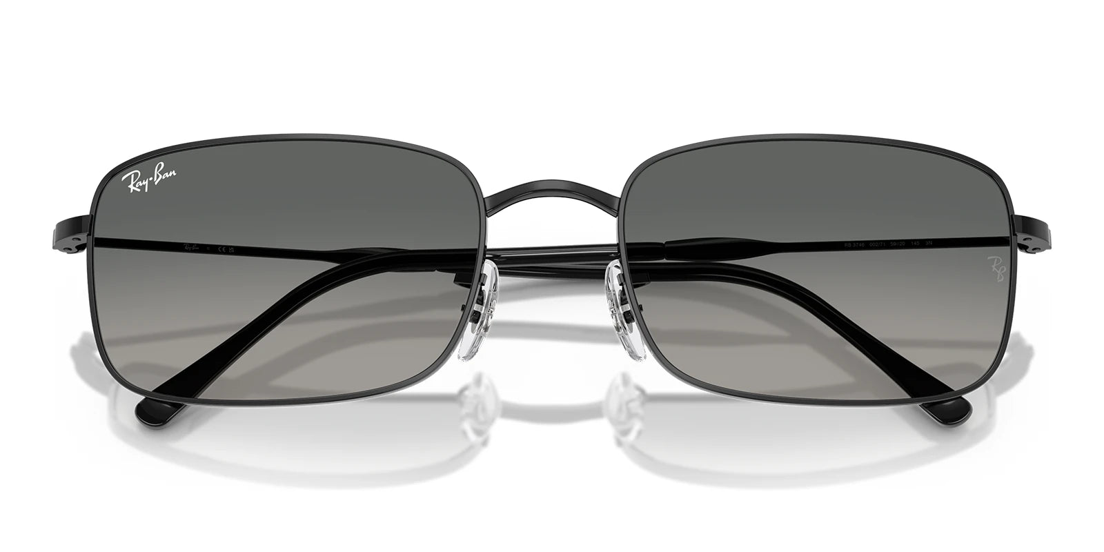 RayBan RB3746-Black With Grey Lenses