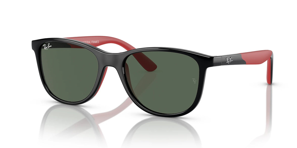 Ray Ban RB9077-Black With Green Lenses