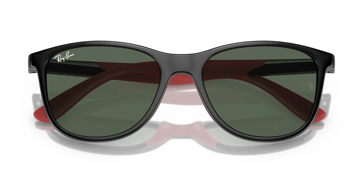 Ray Ban RB9077-Black With Green Lenses