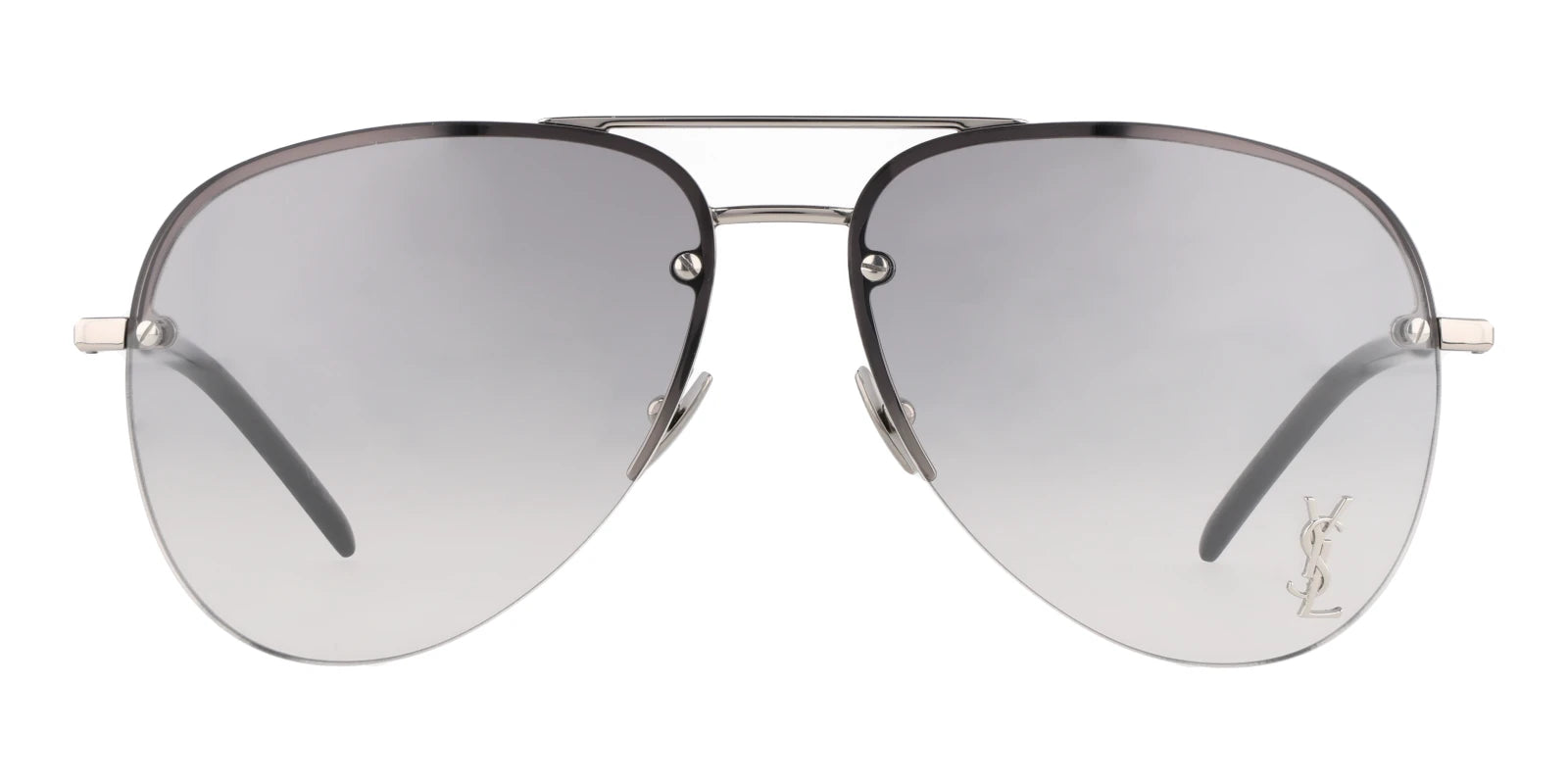 Saint Laurent SL11-Silver / Grey gradient