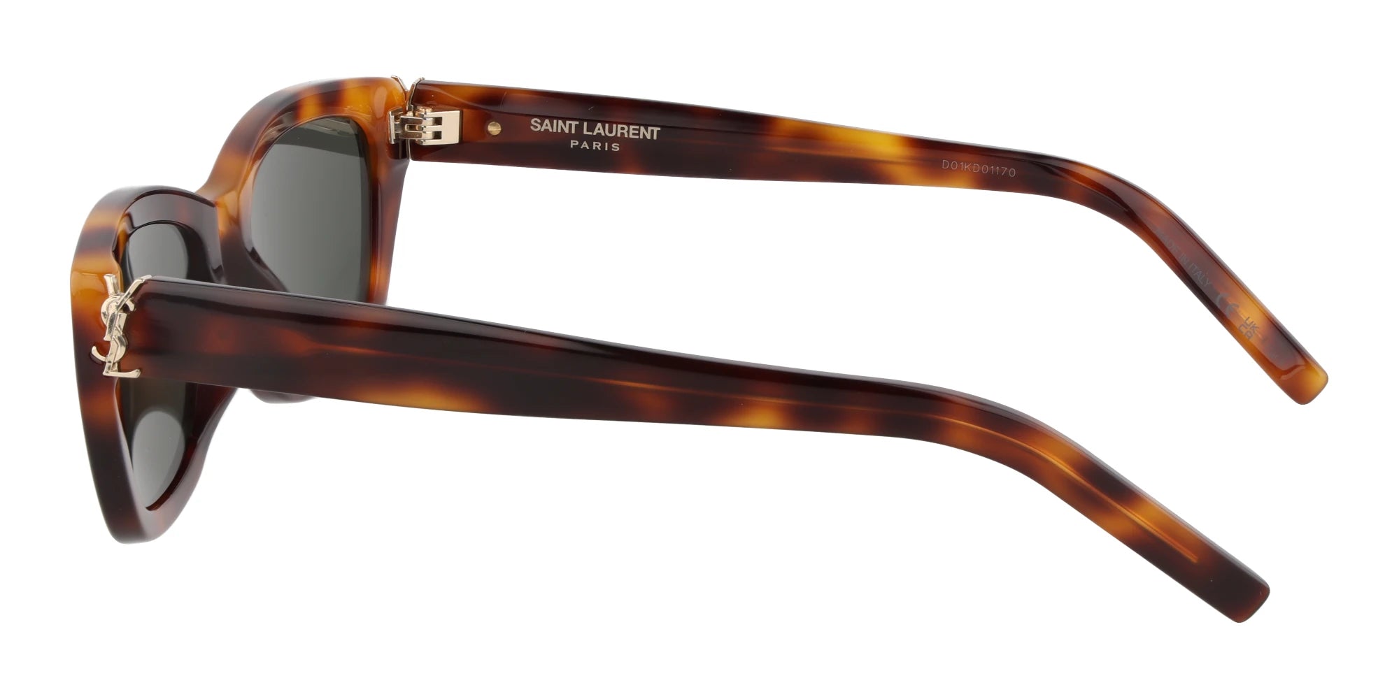 Saint Laurent SL153-Tortoise With Grey Lenses