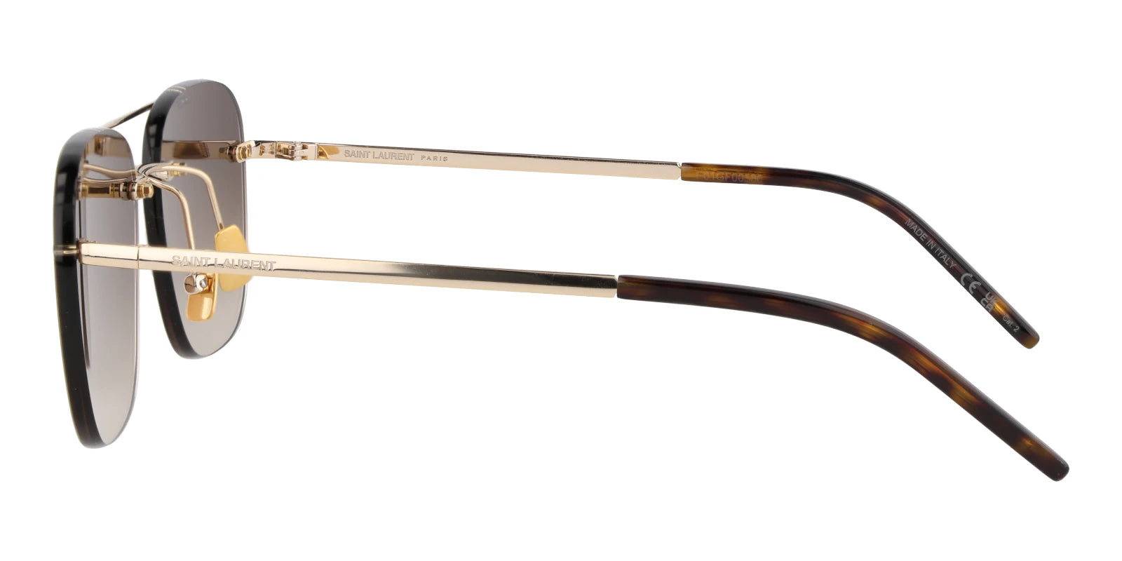 Saint Laurent SL309-Gold With Brown Lenses