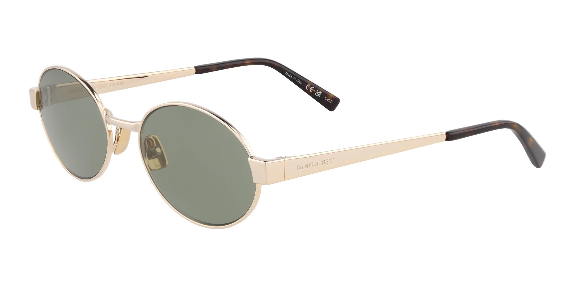 Saint Laurent SL692-Gold With Green Lenses