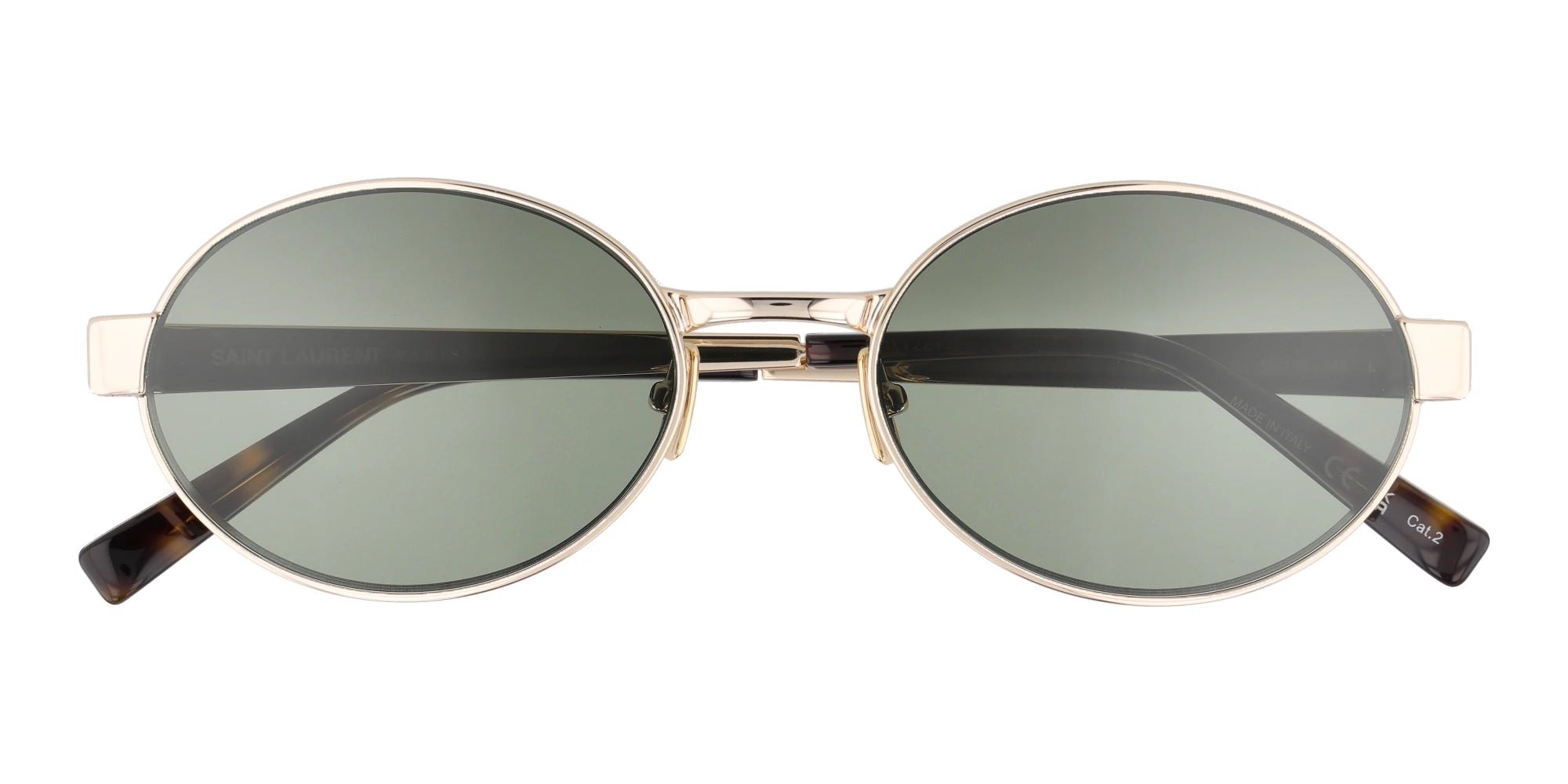 Saint Laurent SL692-Gold With Green Lenses
