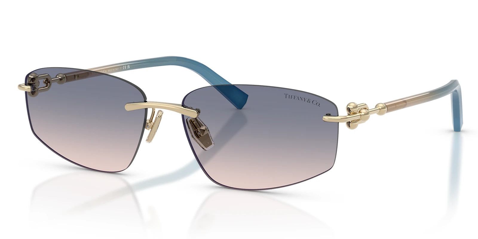 Tiffany TF3114-Gold / Brown Blue Gradient